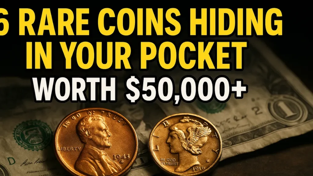 6 Rare Coins Hiding in Your Pocket Worth $50,000 or More!