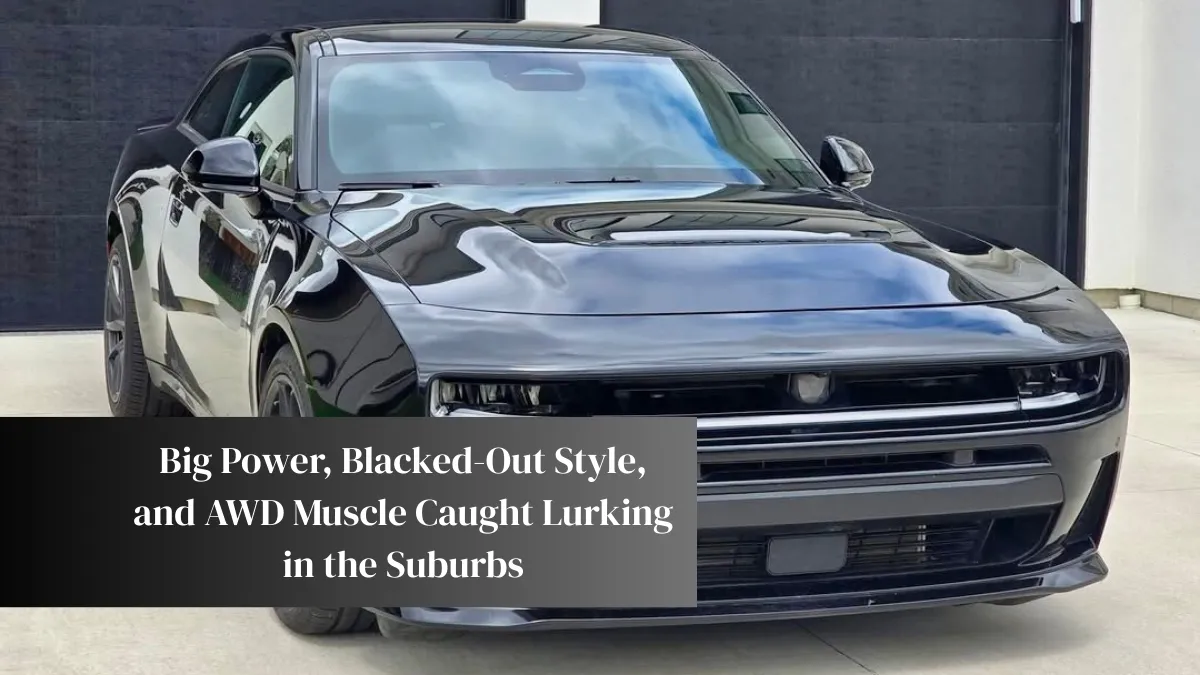 Big Power, Blacked-Out Style, and AWD Muscle Caught Lurking in the Suburbs