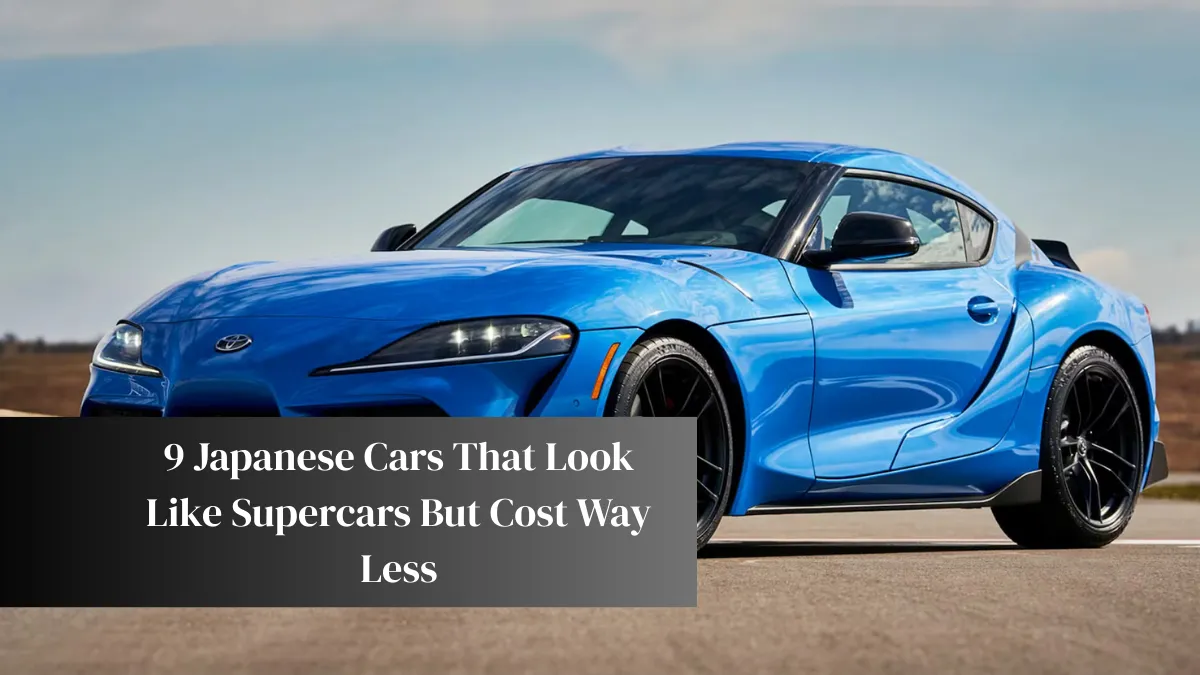 9 Japanese Cars That Look Like Supercars But Cost Way Less
